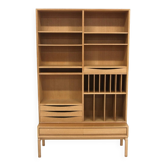 Scandinavian oak library "MTP", Marian Grabinski, IKEA, Sweden, 1960