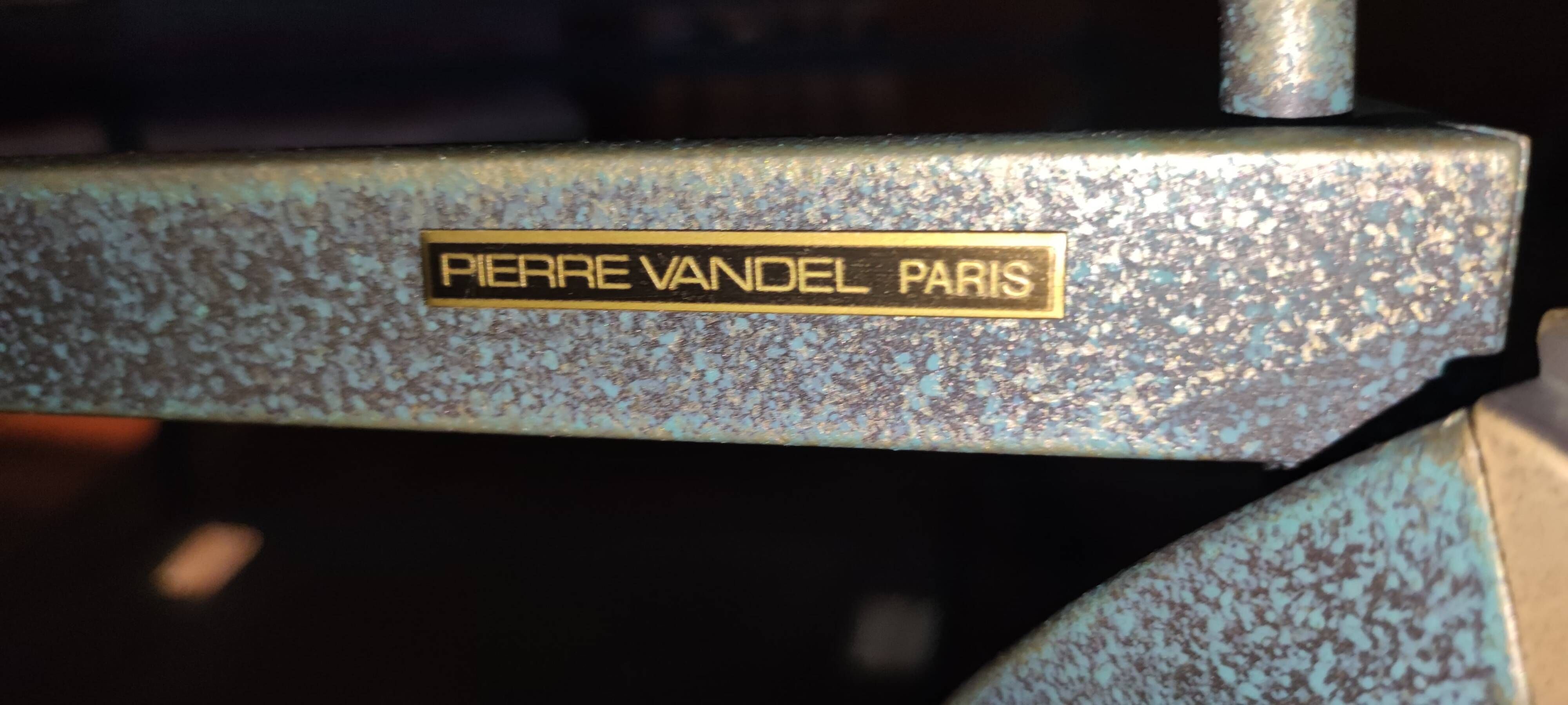 Vintage coffee table from the 1970s designed by Pierre Vandel. Very good condition.