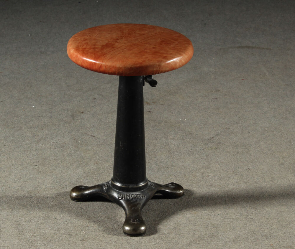 Singer stool cast iron
