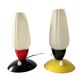 Paire de lampes de chevet 1960