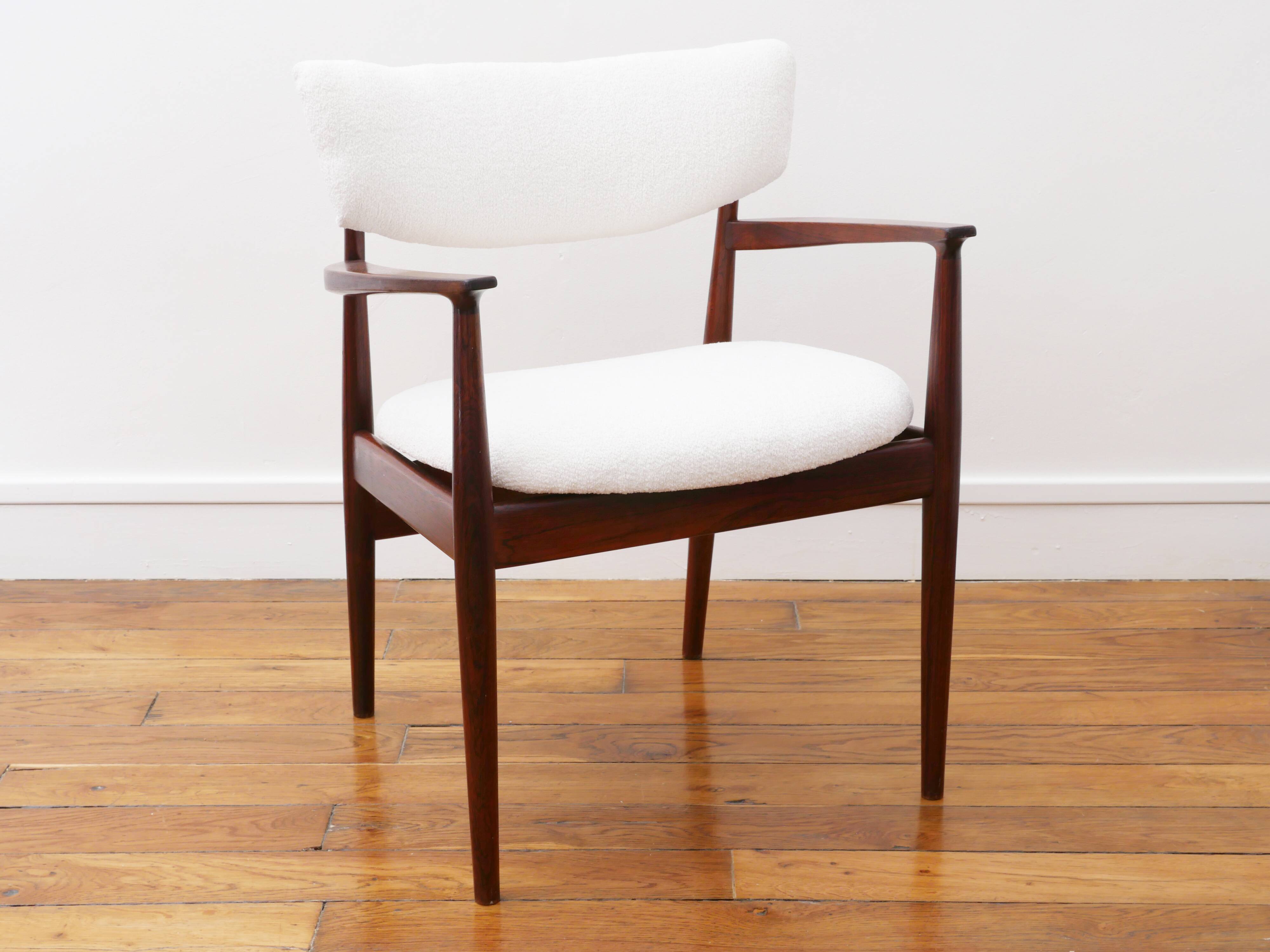 Scandinavian armchair in teak