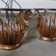 Paire de console aux fougeres