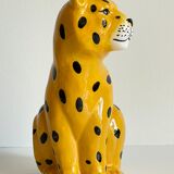 Pot leopard ceramic cache vintage