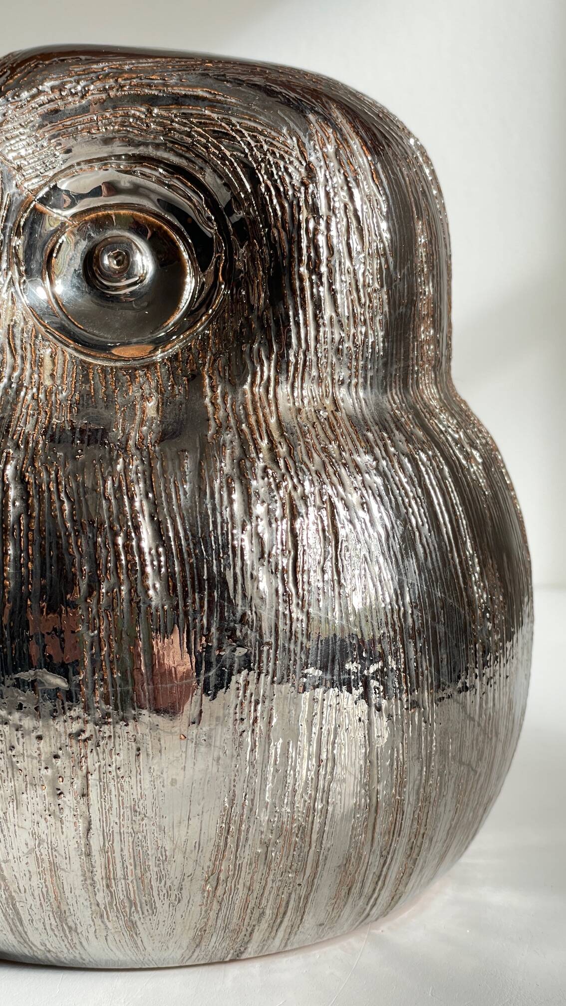 Owl Ceramic by Aldo LONDI