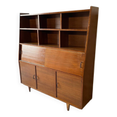 Enfilade haute style scandinave en teck vintage