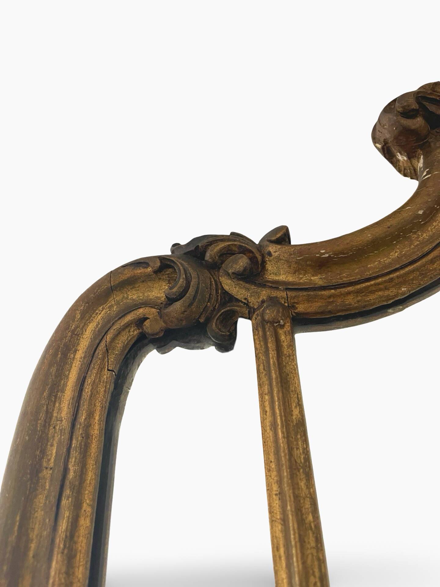 Antique Italian wall mirror, 19th century.