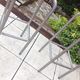 Pair of high wooden stools and metal industrial style 60/70
