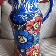 Large vase with floral decoration