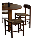 Set of 6 'Folkestole' J39 dining chairs by Børge Mogensen in oak, FDB Møbler, 1950s.