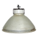Grey metal industrial factory hanging lamp, 1960s