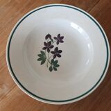 Lot de 4 assiettes La Violette