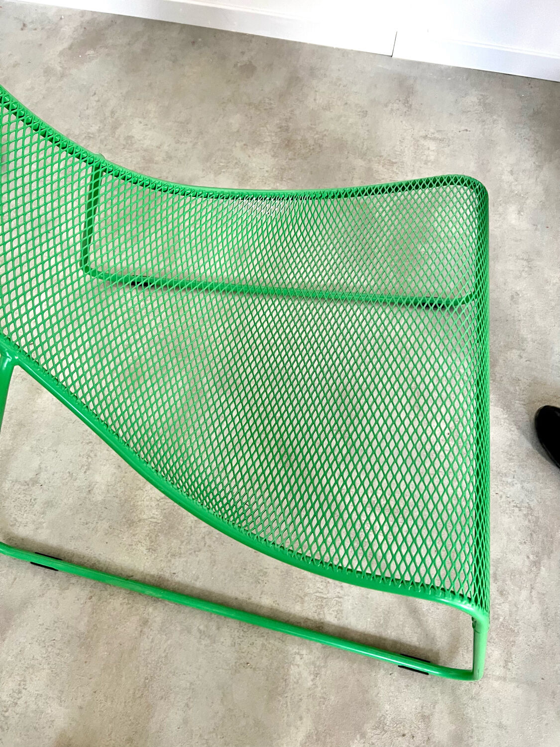 Set 2 armchairs green ikea vintage ps 2012 design wiebke braasch vintage metal