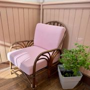 Rattan armchair