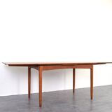 Mid-Century Danish Teak Extendable Dining Table, 1960s.