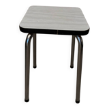 White Formica stool