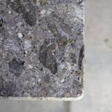 Table basse en travertin terrazzo, 1970