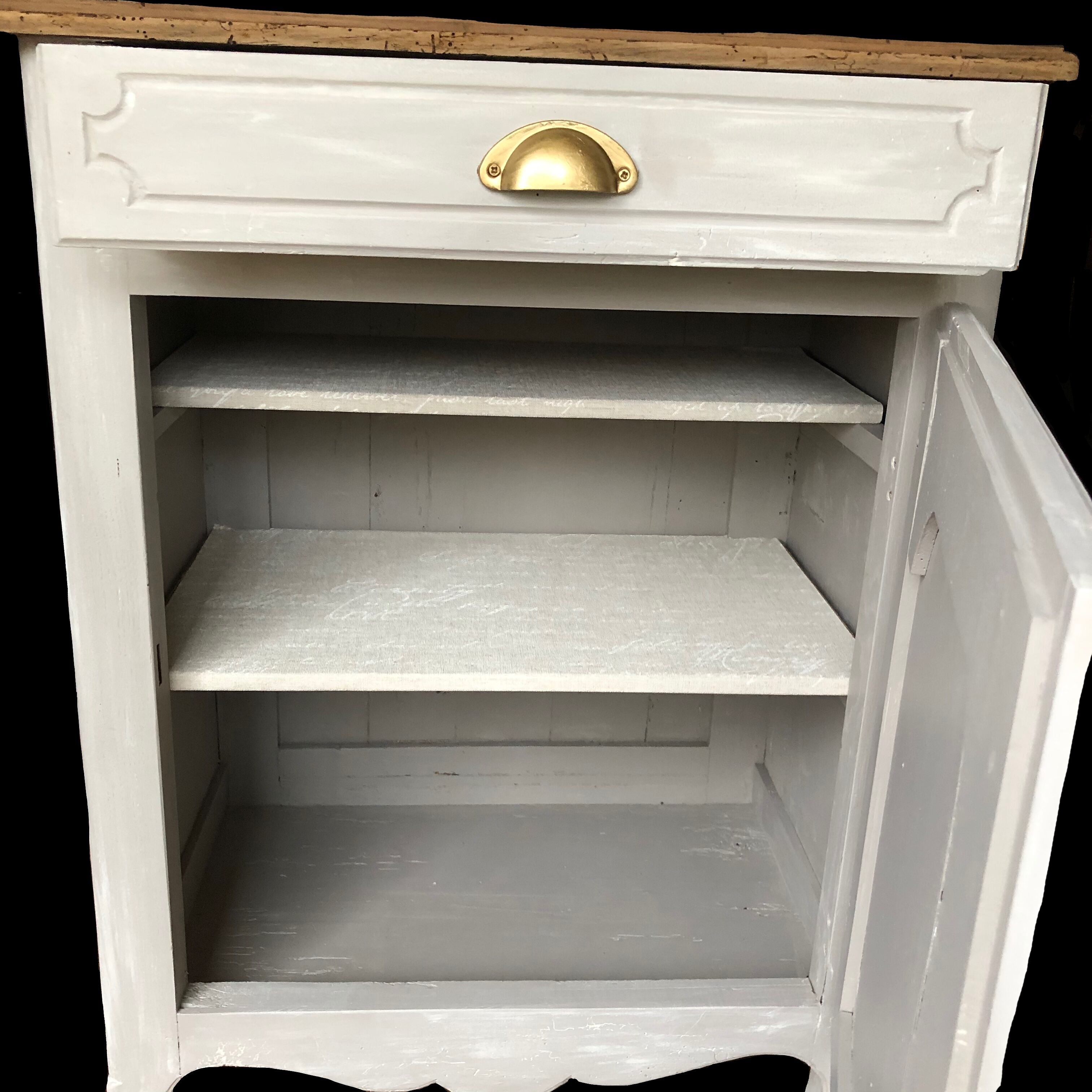 Storage cabinet chic countryside spirit