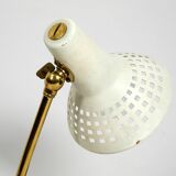 Very nice Mid Century Modern metal bedside lamp with adjustable shade