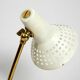 Very nice Mid Century Modern metal bedside lamp with adjustable shade