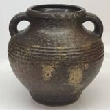 West Germany golden brown vase