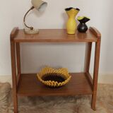1970 solid oak console