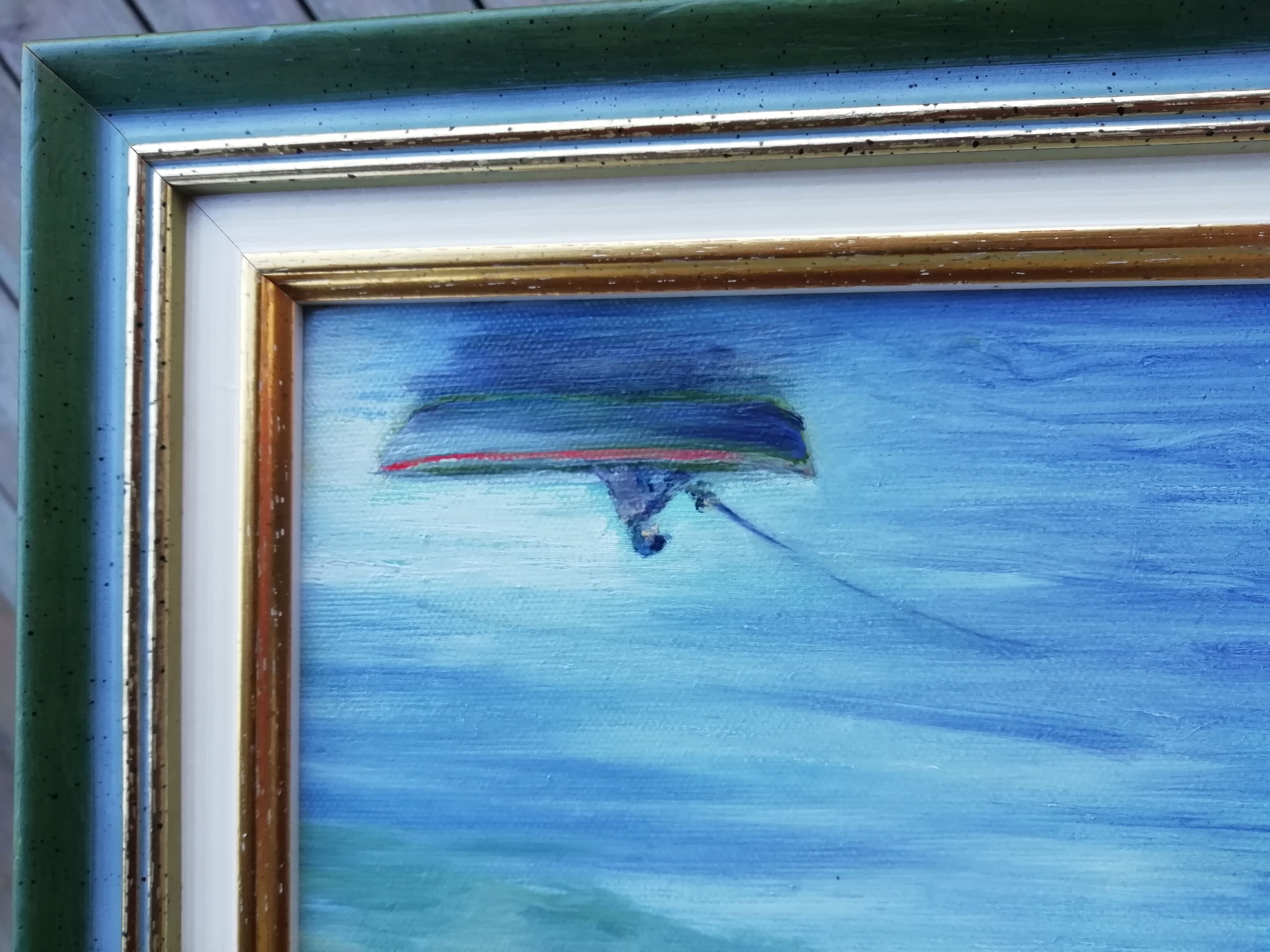 Oil on canvas Montaubry