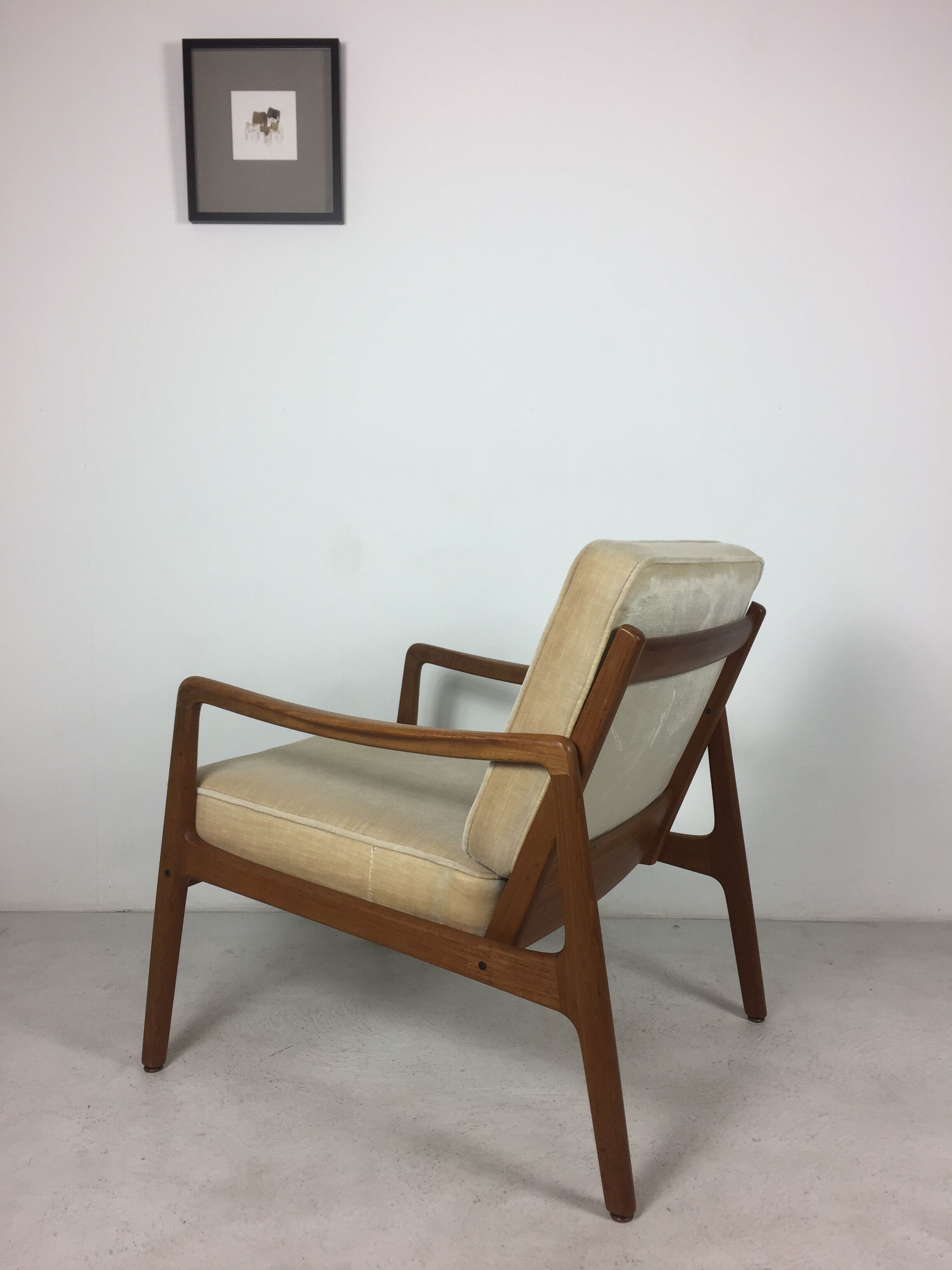 Danish teak easy chair by Ole Wanscher