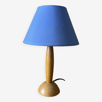 90s wooden table lamp