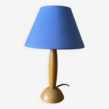 Lampe à poser en bois années 90