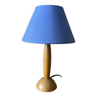90s wooden table lamp