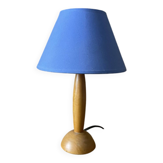 Lampe à poser en bois années 90