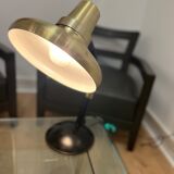 Gold metal desk lamp
