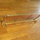 Vintage coat rack train luggage rack