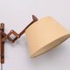 Small teak scissors wall lamp 1960s holland