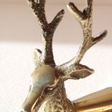 Cerf laiton doré vintage