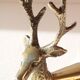 Cerf laiton doré vintage