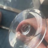 9 Baccarat wine glasses, Armagnac model.