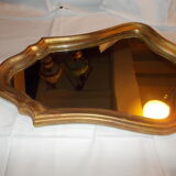 Old golden mirror