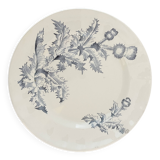 Longchamp ironstone plate, Chardon model