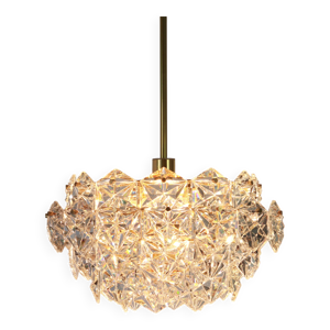 Lustre en laiton doré