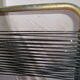 Chaise scoubidou métal chromé , vintage années 60
