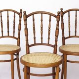 Set of 4 Josef Kohn Bentwood Chairs – Austrian Vintage 1930s–1950s, Beech