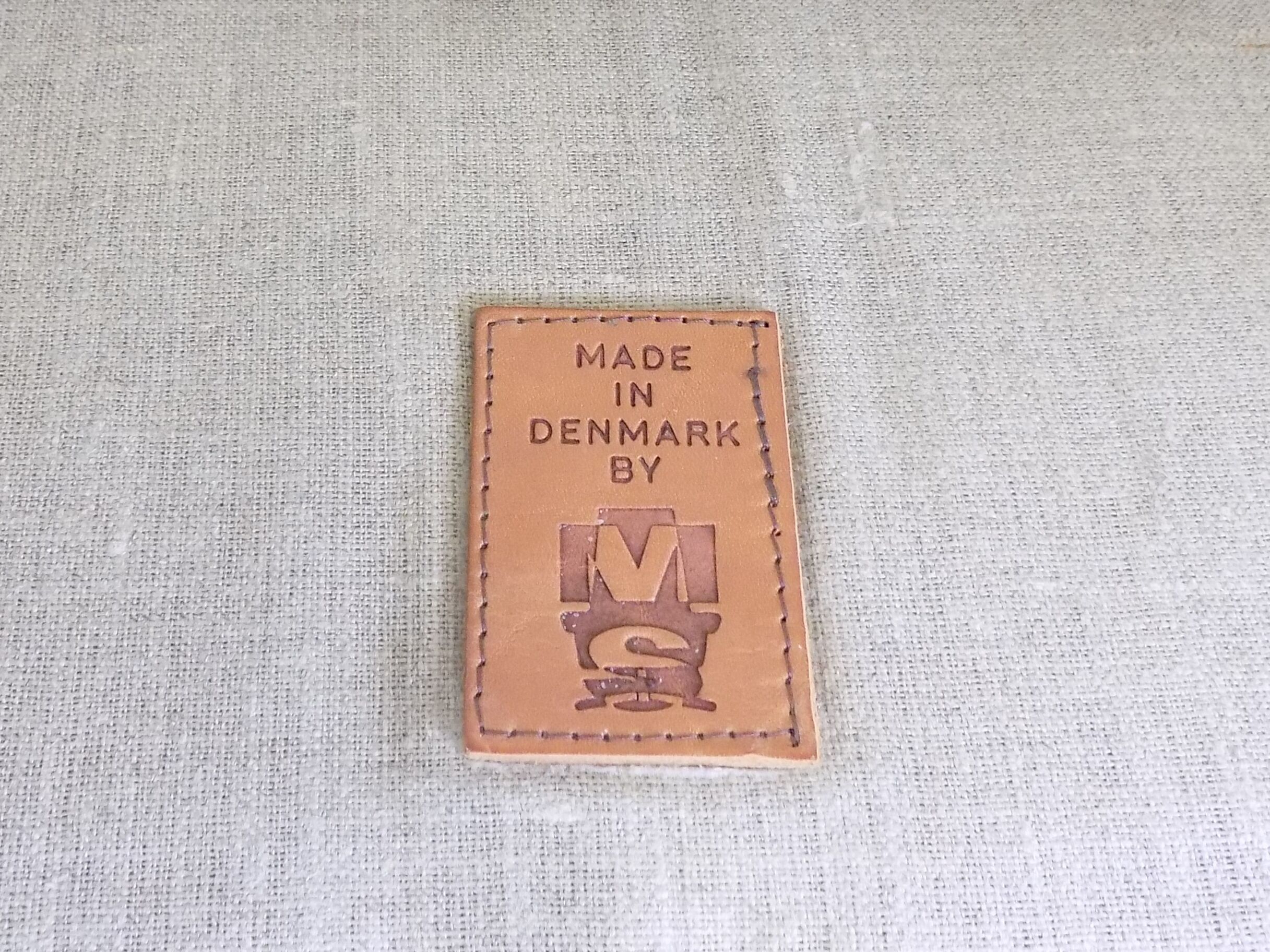 Madsen & Schubell leather armchair with ottoman for Bovenkamp