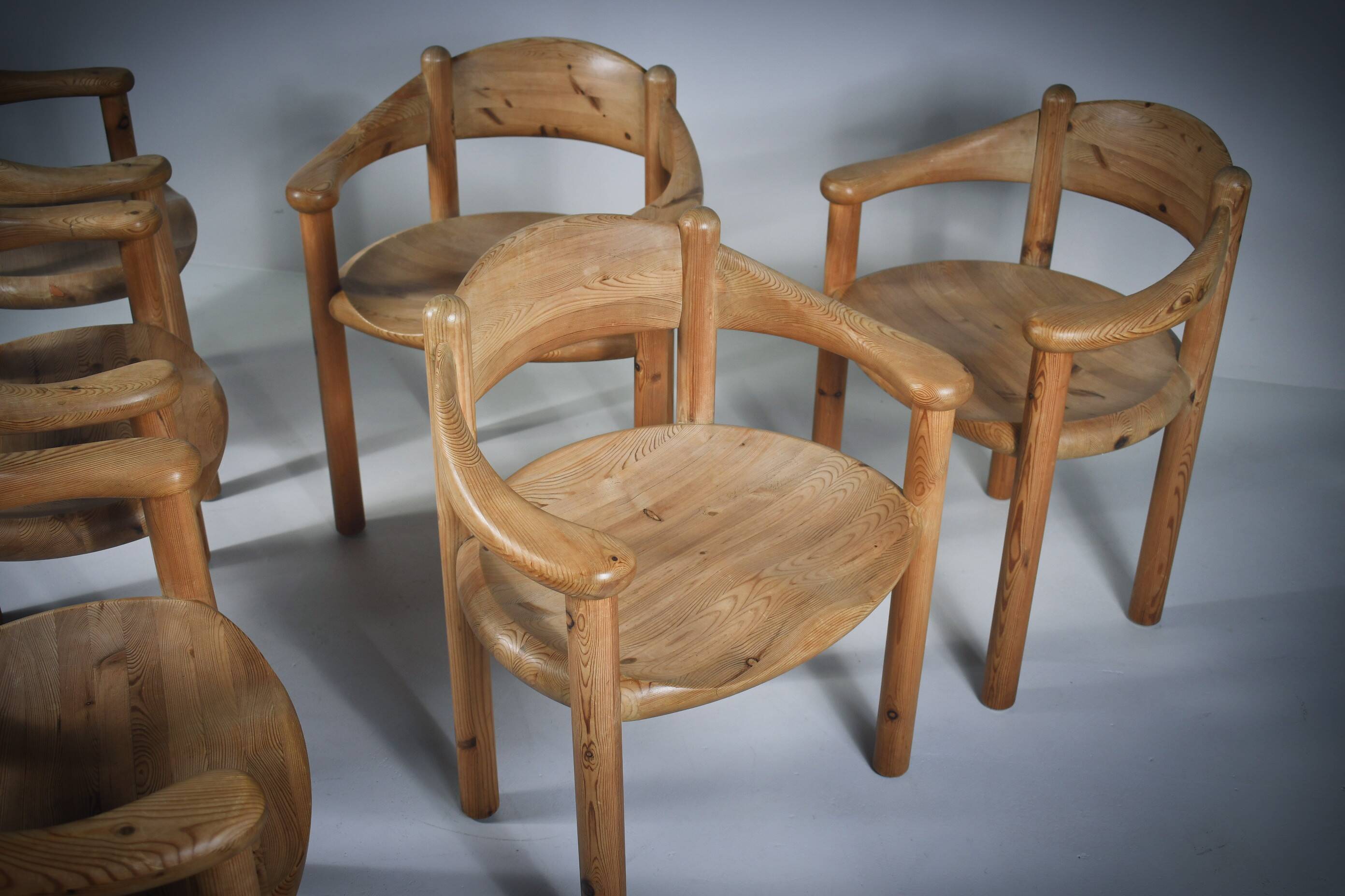 Dining chairs by Rainer Daumiller x 6, 1970s