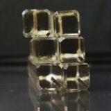 Lot of 6 Mid Century Chekoslovakia Crystal Knife Rests