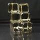 Lot of 6 Mid Century Chekoslovakia Crystal Knife Rests
