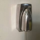 2 appliques murales industrielles aluminium design 1960
