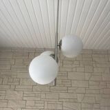 Opaline spaceage pendant light 1970 chrome