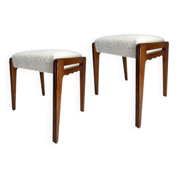 Mid-Century Stools attributed to Paolo Buffa, Italy, 1950s, Set of 2