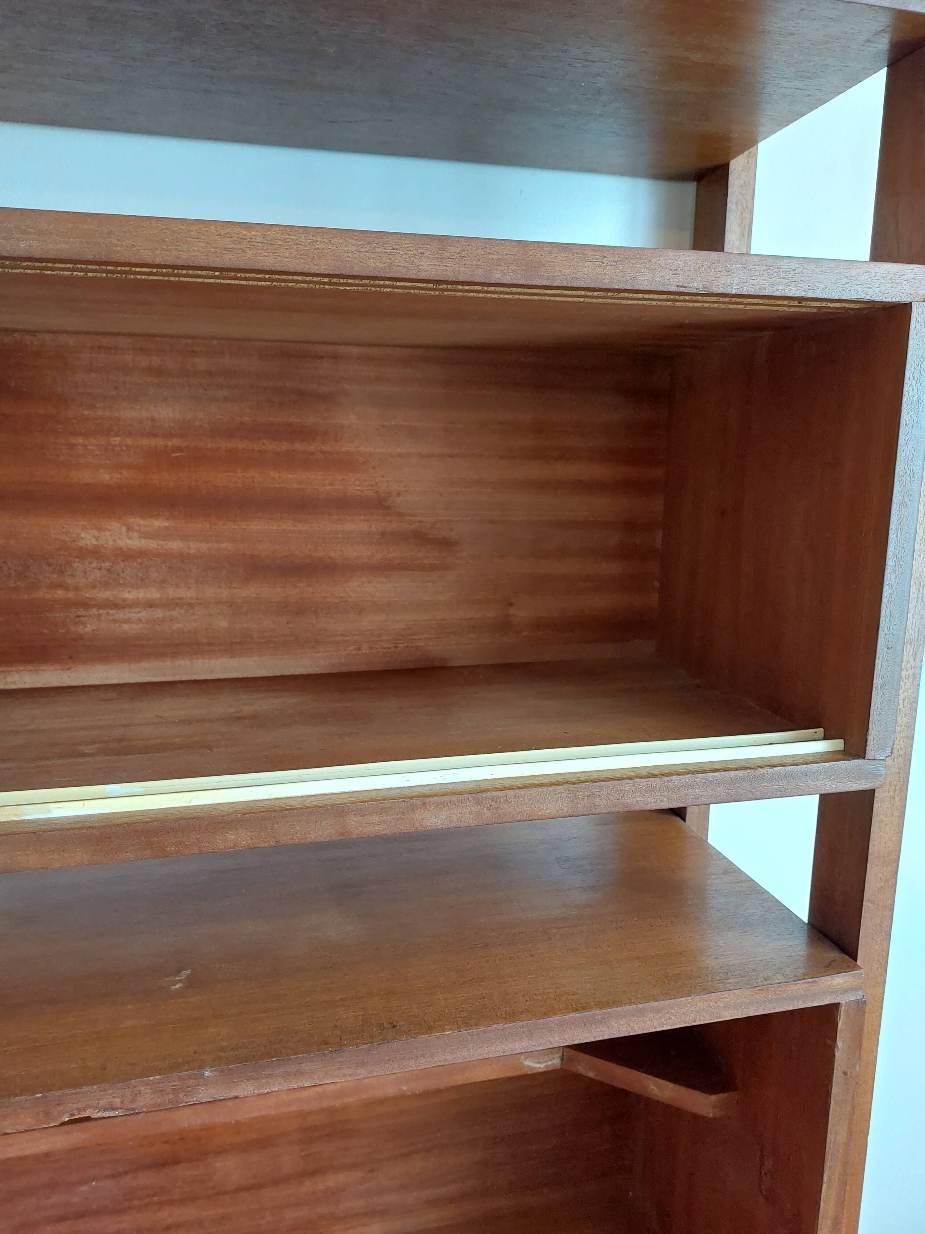 Vintage teak library